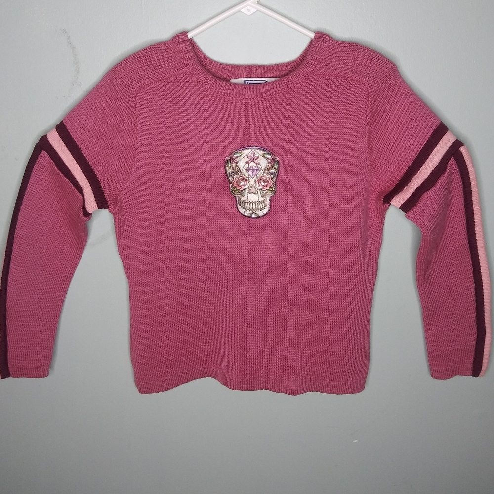 Vintage Profile Sports Wool Long Sleeve Sweater